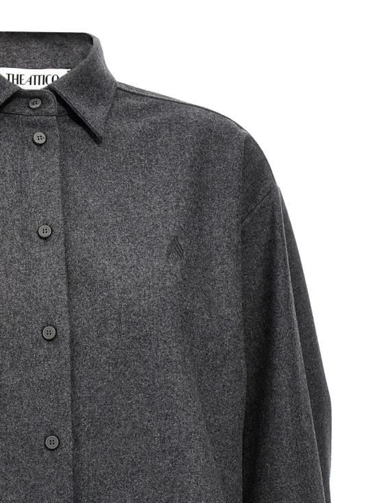 디 아티코 셔츠 248WCH14W055084 GRAY - THE ATTICO