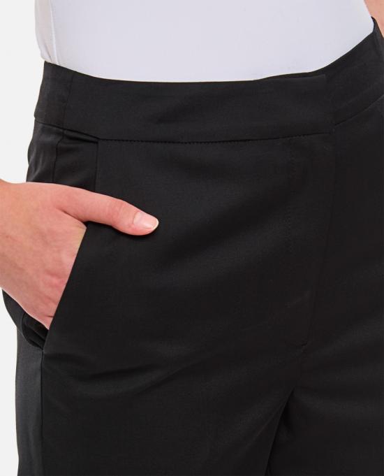  루루 스튜디오 크롭 팬츠 DORKASBLACK Black - LOULOU STUDIO