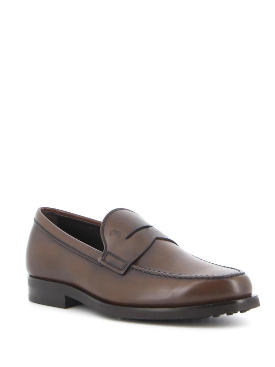  토즈 스탬프 모노그램 스웨이드 로퍼 XXM0ZF0Q920D9CS801 Brown - TODS