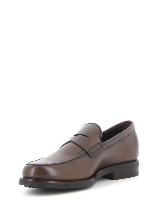  토즈 스탬프 모노그램 스웨이드 로퍼 XXM0ZF0Q920D9CS801 Brown - TODS