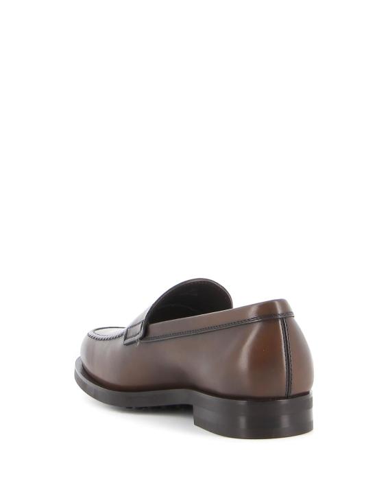  토즈 스탬프 모노그램 스웨이드 로퍼 XXM0ZF0Q920D9CS801 Brown - TODS