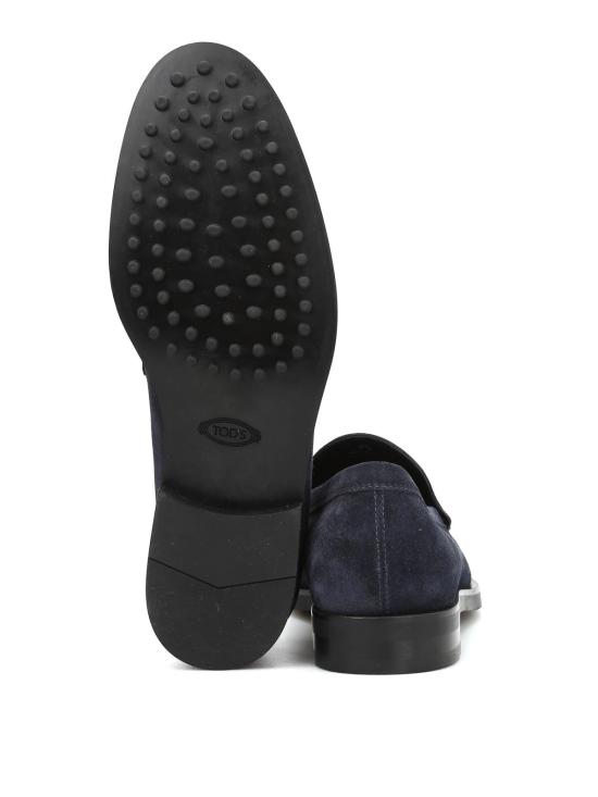  토즈 스탬프 모노그램 스웨이드 로퍼 XXM0ZF0Q920RE0U805 Blue - TODS