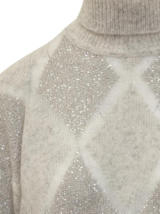 24FW 브루넬로 쿠치넬리 터틀넥 MCM518803 CXL37 GRIGIO PERLA QUARZO GHIAIA - BRUNELLO CUCINELLI