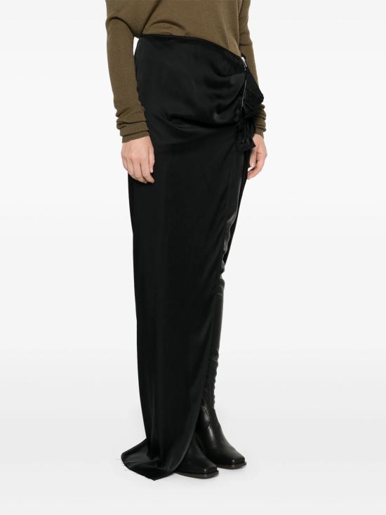  릭 오웬스 롱 스커트 RP02D3336SCH 09 BLACK - RICK OWENS