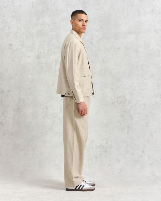  왁스 런던 수트 자켓 SS24 JKT MIT BFE NAT NATURAL Beige - WAX LONDON