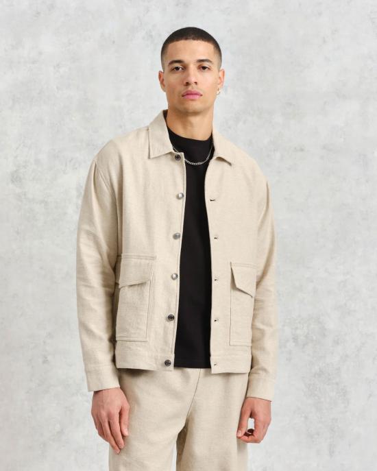  왁스 런던 수트 자켓 SS24 JKT MIT BFE NAT NATURAL Beige - WAX LONDON