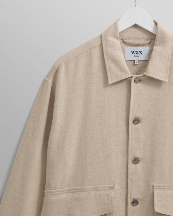  왁스 런던 수트 자켓 SS24 JKT MIT BFE NAT NATURAL Beige - WAX LONDON