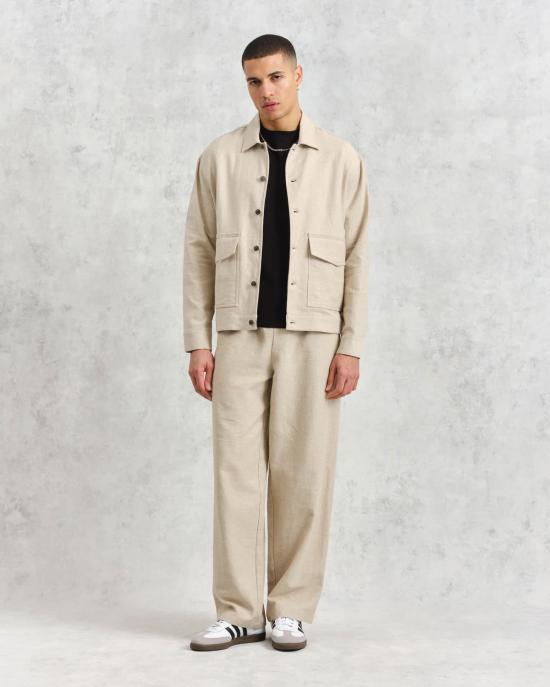  왁스 런던 수트 자켓 SS24 JKT MIT BFE NAT NATURAL Beige - WAX LONDON