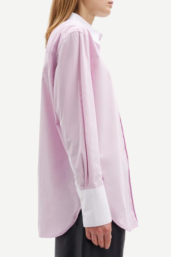  삼소앤삼소 셔츠 F24100170 LILAC SNOW - SAMSOE SAMSOE