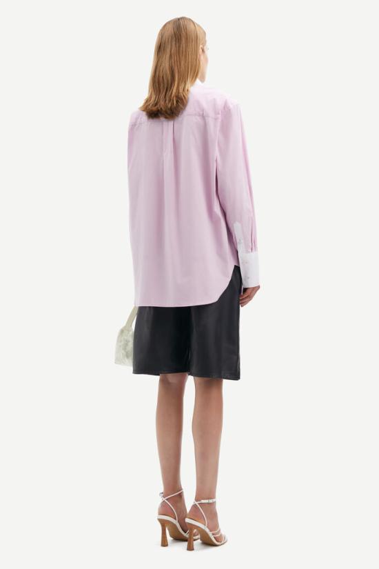  삼소앤삼소 셔츠 F24100170 LILAC SNOW - SAMSOE SAMSOE