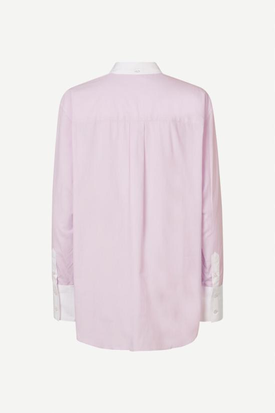  삼소앤삼소 셔츠 F24100170 LILAC SNOW - SAMSOE SAMSOE