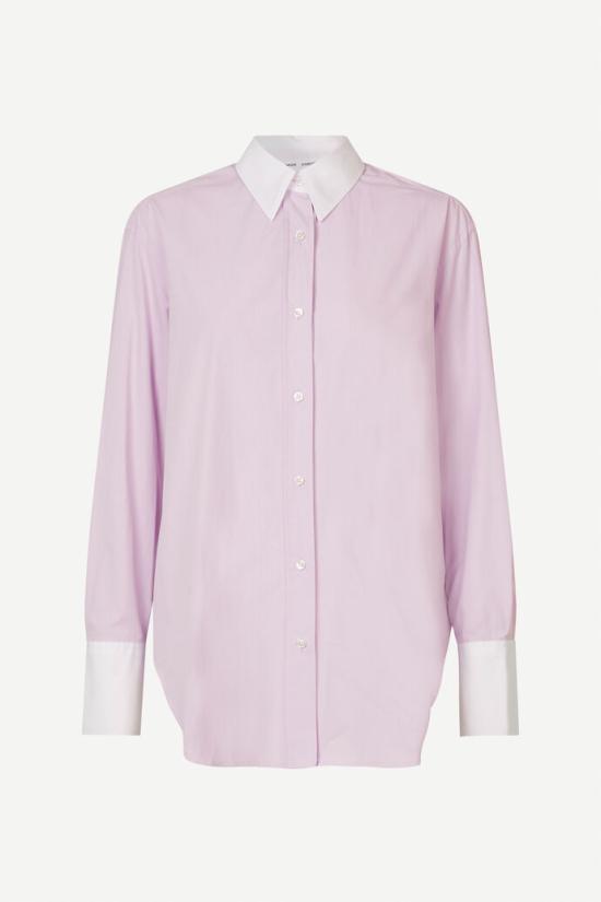  삼소앤삼소 셔츠 F24100170 LILAC SNOW