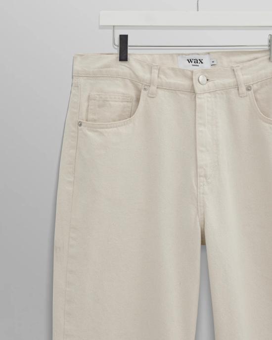  왁스 런던 스트레이트 팬츠 SS24 DEN LOO BIF ECR ECRU Beige - WAX LONDON