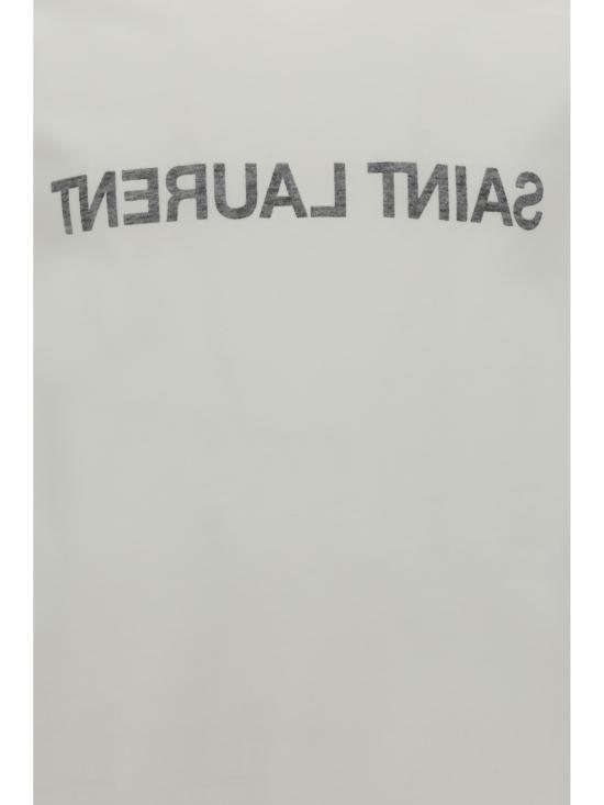 25SS 생로랑 반팔 티셔츠 663278Y37AW 9744 WHITE - SAINT LAURENT