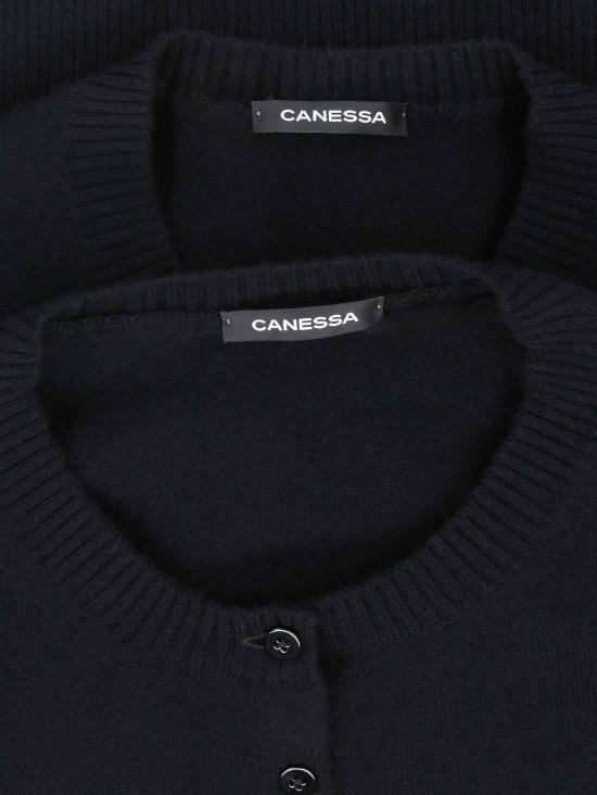  카네사 스웨터 NWKZ001 FK0001 V319 Black - CANESSA