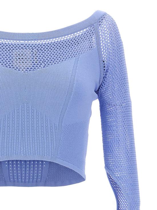  에르베레제 긴팔 티셔츠 MRP1438648513 BLUE - HERVE LEGER