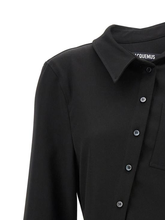  자크뮈스 블라우스 24E243SH0621333990 Black - JACQUEMUS