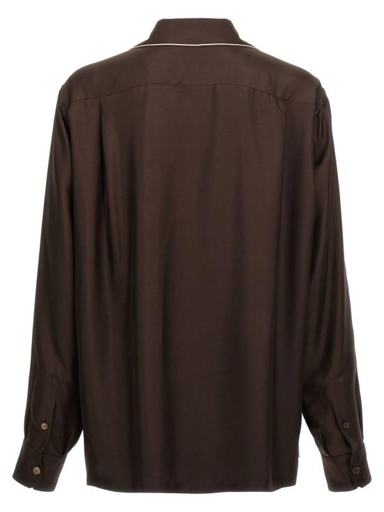  돌체앤가바나 긴팔 셔츠 G5IF1ZFU1S4M0674 BROWN - DOLCE & GABBANA