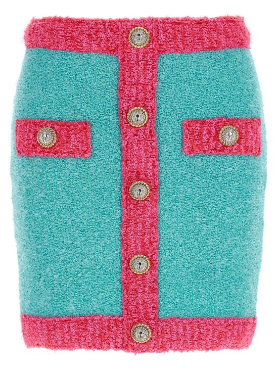 24FW 발망 스커트 DF1LB292KG70UIH MULTICOLOR