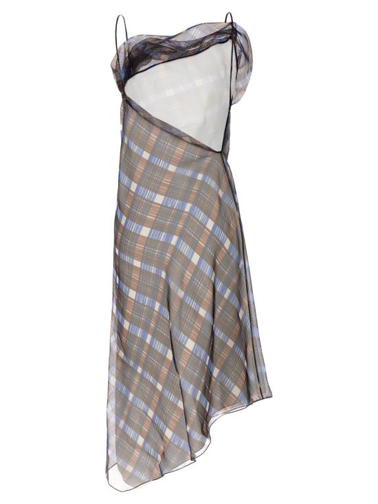  살바토레 페라가모 롱 원피스 0765105COCOA MULTICOLOR - SALVATORE FERRAGAMO