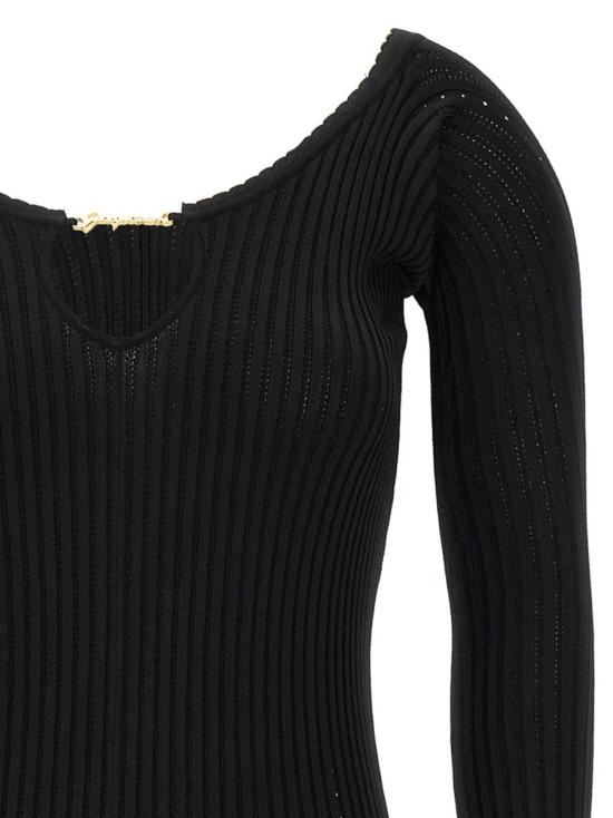  자크뮈스 숏 원피스 24E241KN3562358990 Black - JACQUEMUS