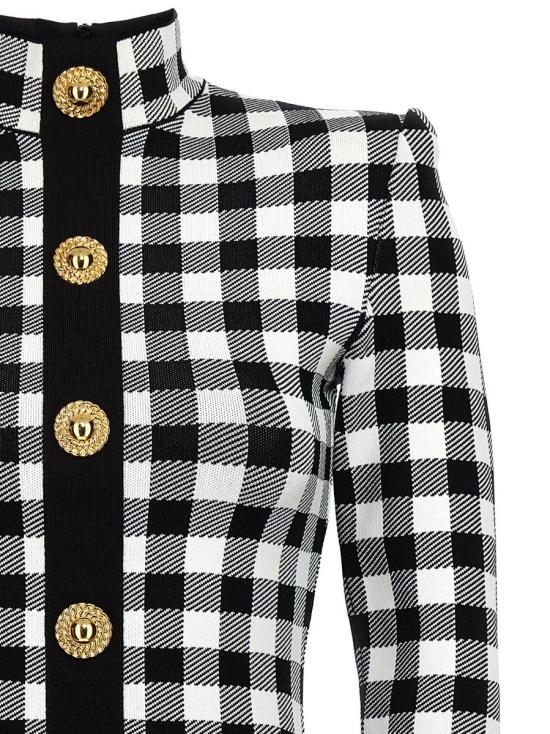  발망 원피스 CF1R8019KF51EAB Multicolor - BALMAIN