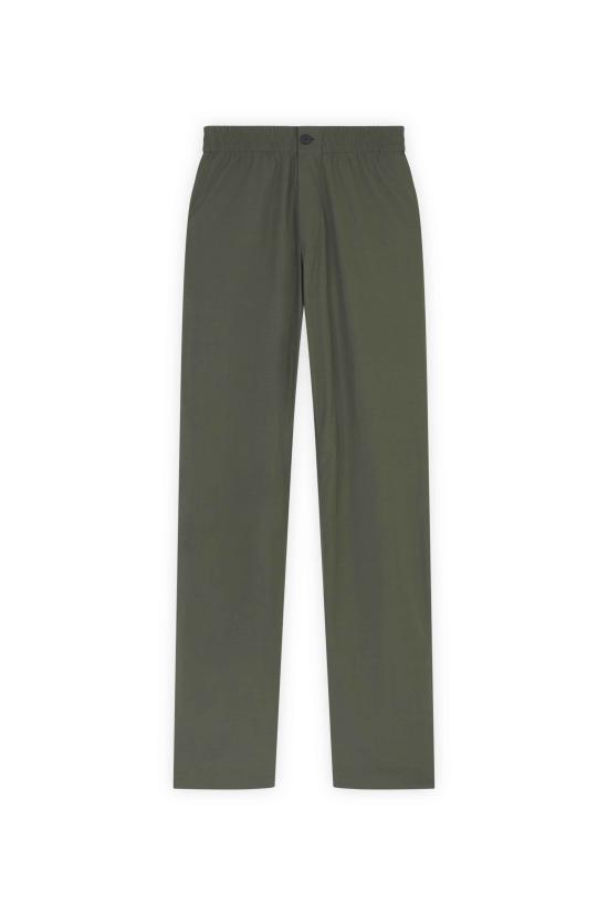  메종키츠네 스트레이트 팬츠 LM01112WQ4019 P384 Military green
