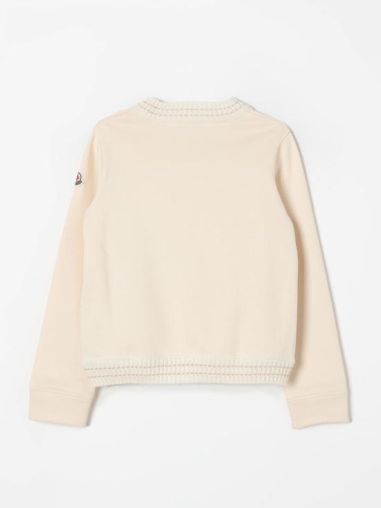 25FW [키즈] 몽클레어 트레이닝 상의 8G00012899PS 050 Yellow Cream - MONCLER