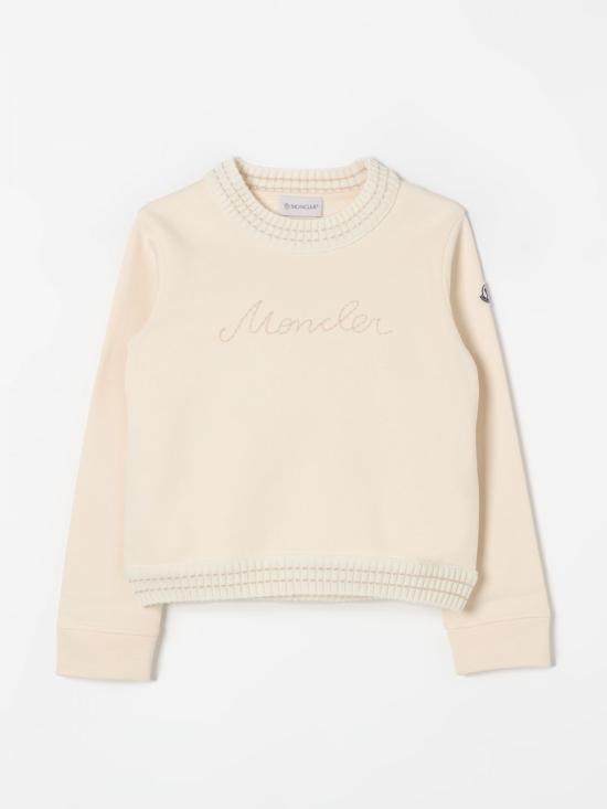 25FW [키즈] 몽클레어 트레이닝 상의 8G00012899PS 050 Yellow Cream