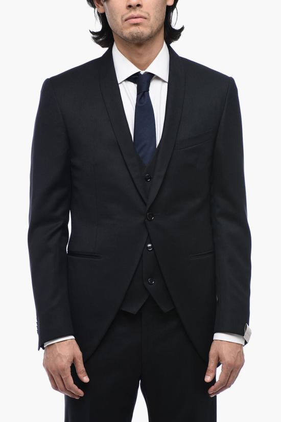  꼬르넬리아니 수트 자켓 858094 0287122 007 Blue - CORNELIANI