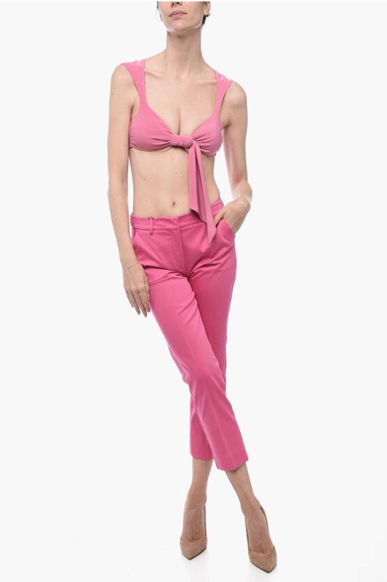  디 아티코 민소매 티셔츠 231WCT166 E069 429 Pink - THE ATTICO