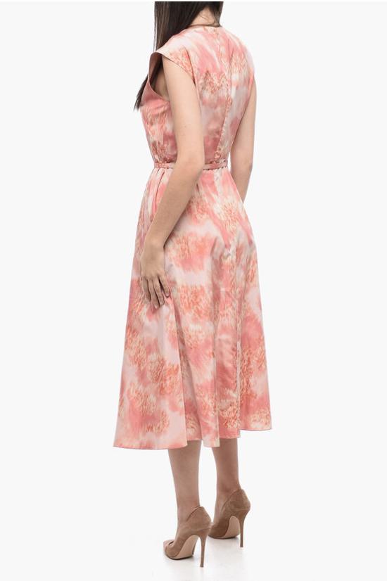  크리스챤디올 미디 원피스 211R83A6744 3834 Pink - DIOR