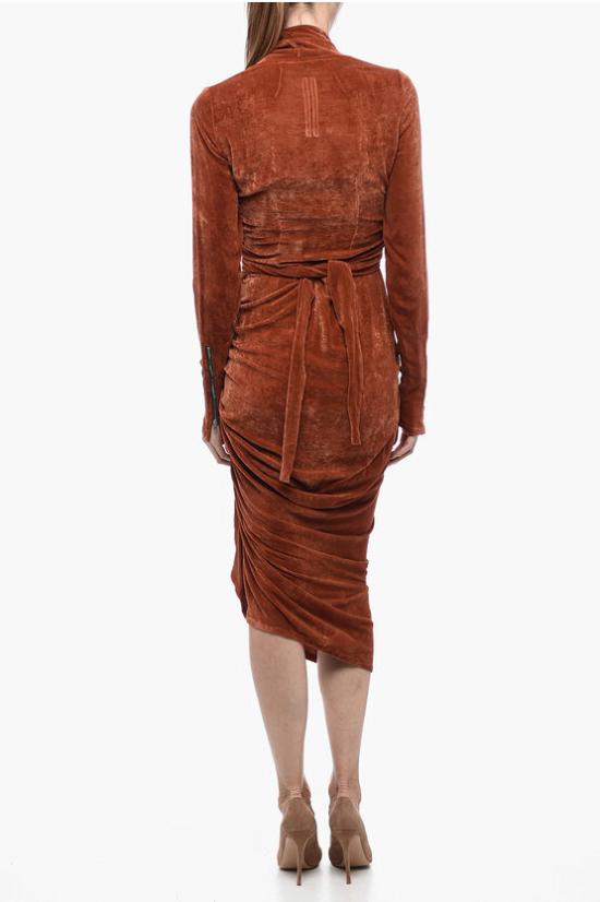  릭 오웬스 미디 원피스 RP02B6542 V 53 Orange - RICK OWENS