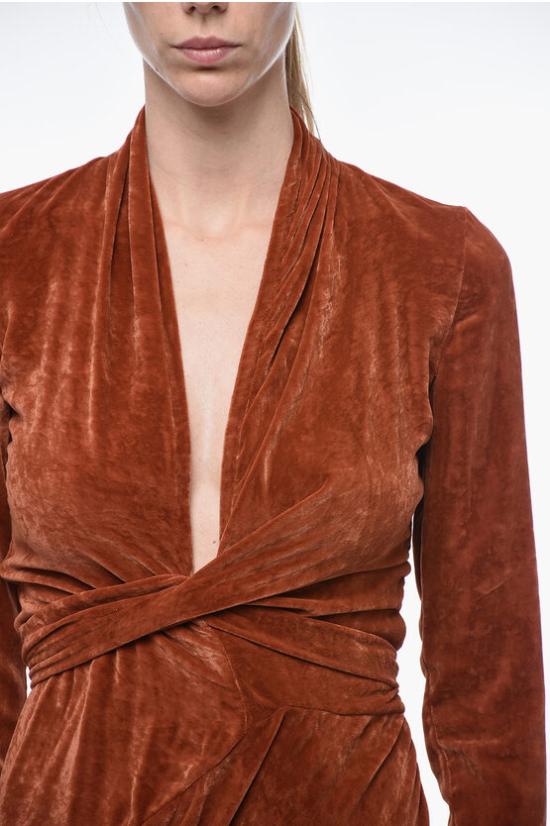  릭 오웬스 미디 원피스 RP02B6542 V 53 Orange - RICK OWENS