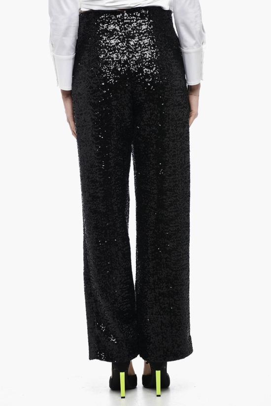  인더무드포러브 스트레이트 팬츠 CLYDESEQUINPANTS 0001 Black - IN THE MOOD FOR LOVE