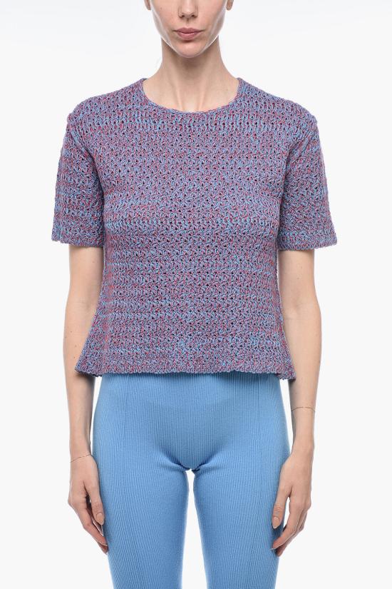  질샌더 반팔 티셔츠 J40GC0102J15367 963 Violet