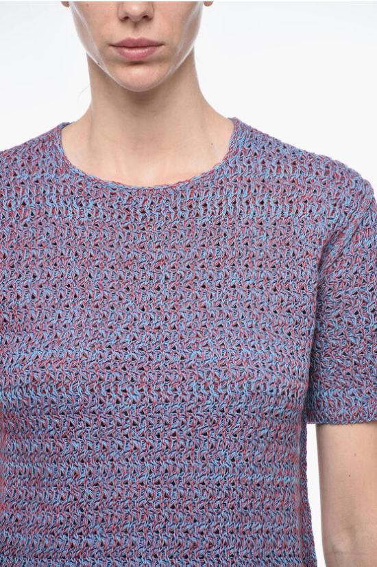  질샌더 반팔 티셔츠 J40GC0102J15367 963 Violet - JIL SANDER