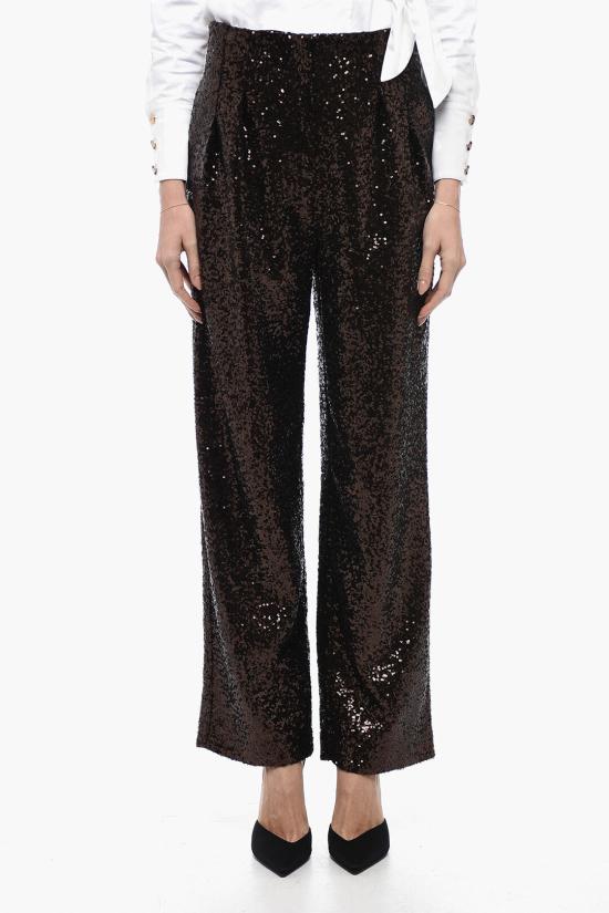  인더무드포러브 스트레이트 팬츠 CLYDESEQUINPANTS 0021 Brown