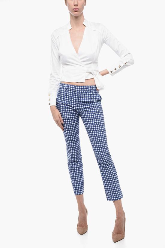  트루 로얄 크롭 팬츠 T152B11ROSS019 Blue - TRUE ROYAL