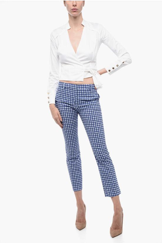  트루 로얄 크롭 팬츠 T152B11ROSS019 Blue - TRUE ROYAL