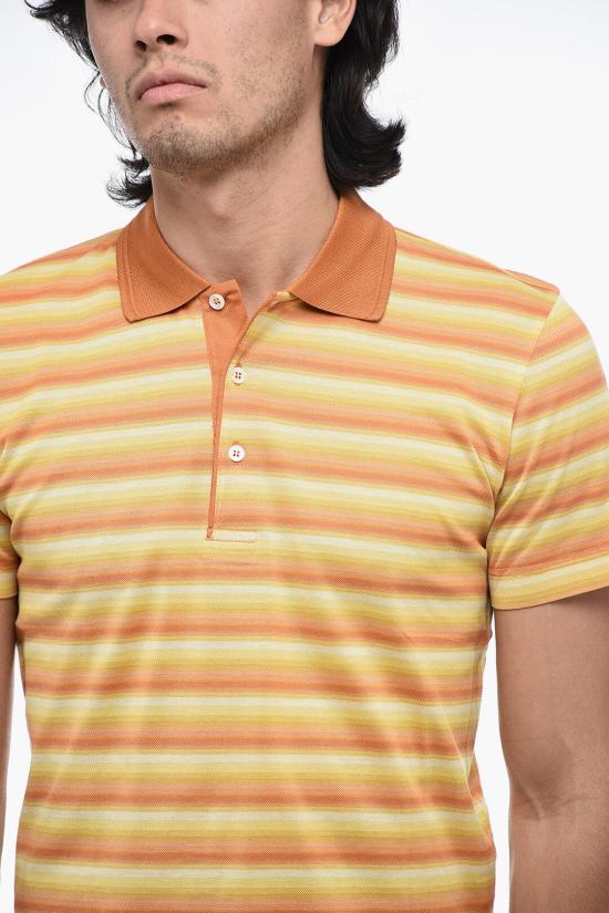  꼬르넬리아니 폴로 티셔츠 83G572 9125050 040 Orange - CORNELIANI