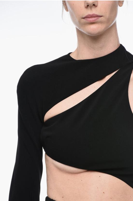  모놋 긴팔 티셔츠 SS22AYMTOPBLACK Black - MONOT