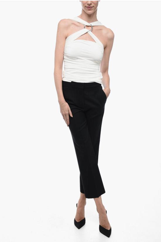  스텔라 맥카트니 스트레이트 팬츠 529866 SRA04 Blue - STELLA MCCARTNEY