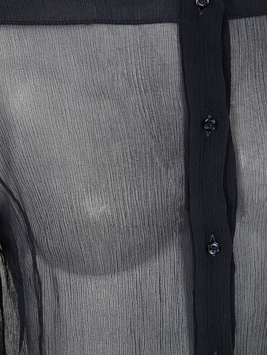 24FW 끌로에 블라우스 CHC24AHT11006 48Q GRAPHITE BLUE - CHLOE