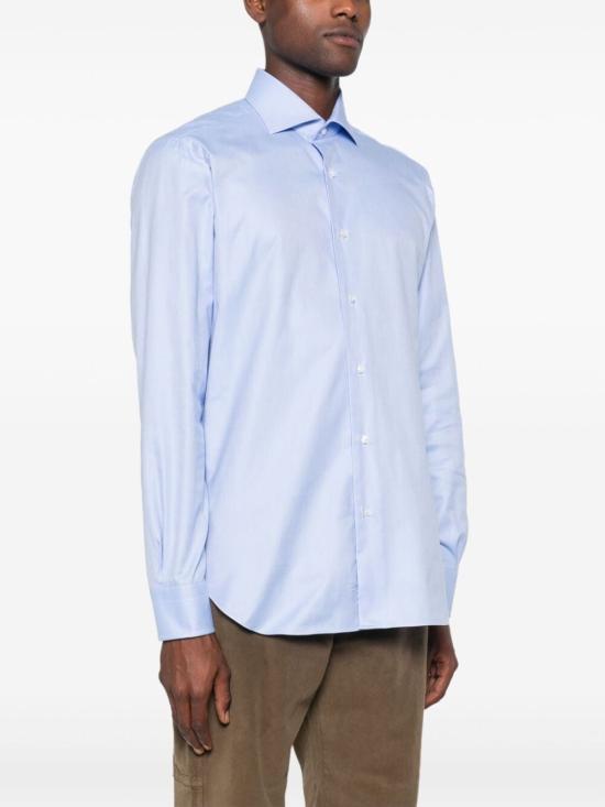  발바 긴팔 셔츠 I1U13P0144070U 0003 BLUE - BARBA