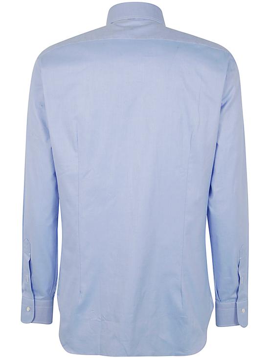  발바 긴팔 셔츠 I1U13P0144070U 0003 BLUE - BARBA