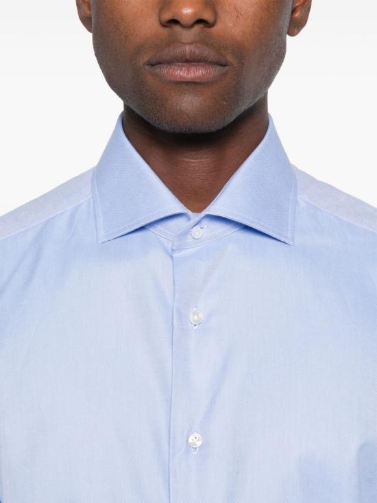  발바 긴팔 셔츠 I1U13P0144070U 0003 BLUE - BARBA