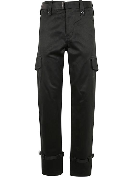  사카이 스트레이트 팬츠 24 07350 001 BLACK - SACAI