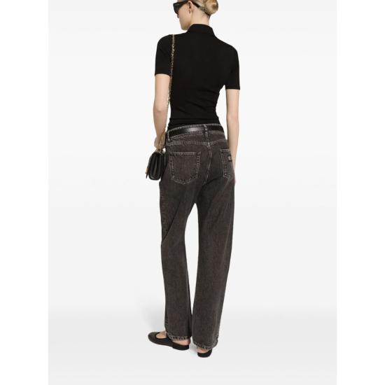 24FW 돌체앤가바나 데님 팬츠 FTC7CD G8LV5 S9001 BLACK - DOLCE & GABBANA