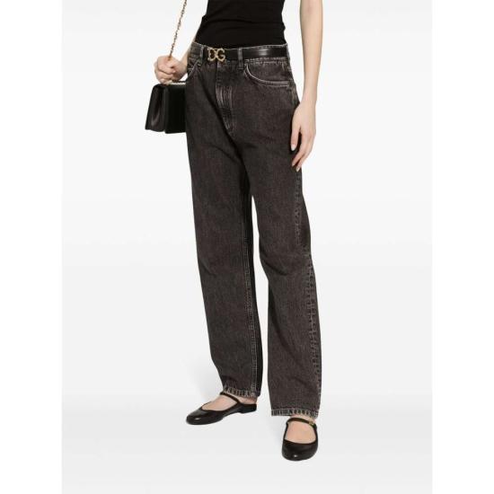 24FW 돌체앤가바나 데님 팬츠 FTC7CD G8LV5 S9001 BLACK - DOLCE & GABBANA